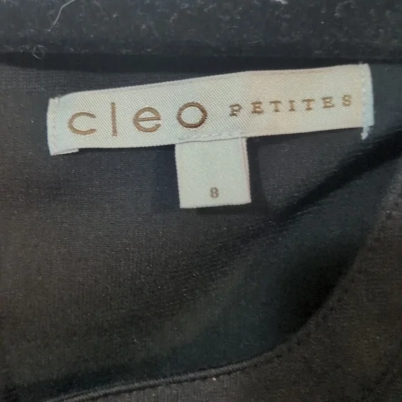 Women's black cocktail dress - Picture 2 of 4